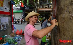 Cựu binh Mỹ tham gia chiến dịch làm sạch đường phố Hà Nội