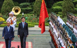 Thủ tướng Nguyễn Xuân Phúc chủ trì lễ đón chính thức Thủ tướng Canada 