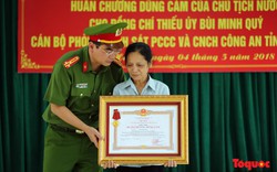 Chủ tịch nước truy tặng Huân chương Dũng cảm cho chiến sỹ Cảnh sát PCCC Gia Lai