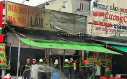 Hà Nội: Cháy nhà hàng trên đường Nguyễn Hữu Thọ,1 người tử vong