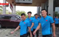 Clip: U23 Việt Nam thoải mái dạo phố trước trận gặp U23 Napal tại ASIAD 2018