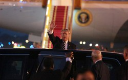 Lễ đón Tổng thống Mỹ Donald Trump tại sân bay quốc tế Nội Bài