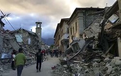 Hiện trường thị trấn Italy bị  “xóa sổ” sau động đất