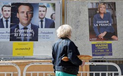 Người Nga cực hào hứng thế cờ căng thẳng Le Pen- Macron
