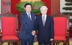 Thủ tướng Lào hội kiến các nhà lãnh đạo Việt Nam