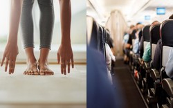 Cộng đồng mạng dậy sóng vì nữ hành khách tập yoga trên máy bay