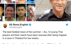 CLB Man United và AS Roma bày tỏ cảm xúc về thành công giải cứu đội bóng nhí Thái Lan