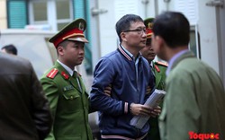 Bị cáo Đinh La Thăng, Trịnh Xuân Thanh, Phùng Đình Thực xuất hiện tại phiên tòa