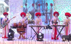 Hòa tấu nhạc cụ dân tộc tại Ngày hội VHTTDL vùng Đông Bắc 