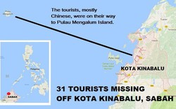 28 du khách Trung Quốc “mất tích” ngoài khơi Malaysia
