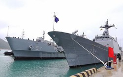 Tàu Hải quân Hàn Quốc cập Cảng Quốc tế Cam Ranh