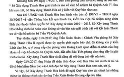 Vụ bổ nhiệm bà Quỳnh Anh: Người phát ngôn Sở Xây dựng phải kiểm điểm
