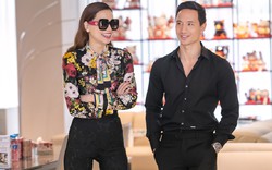 Hồ Ngọc Hà cười hạnh phúc bên cạnh bạn trai mới Kim Lý 