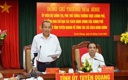  Phó Thủ tướng Trương Hòa Bình làm việc với lãnh đạo Tuyên Quang về công tác cải cách hành chính
