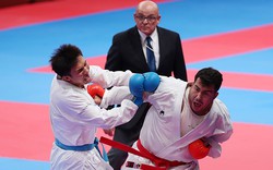 Nguyễn Minh Phụng giành huy chương bạc karate, hạng cân trên 84kg