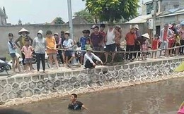 Nam Định: 2 bé trai tử vong do đi xe đạp ngã xuống sông