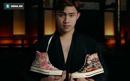 Mua giày Converse nổi tiếng của nước ngoài, vẽ thêm hoa văn Việt Nam, chàng trai bán giá 15 triệu đồng/đôi