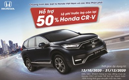 Honda CR-V được hỗ trợ 50% lệ phí trước bạ còn lại