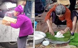 Xúc động hình ảnh những cụ bà còng lưng bê mì gói, quần áo, gói bánh gửi vào miền Trung với lời nhắn: Cho mẹ gửi chút tình thương với đồng bào mình!