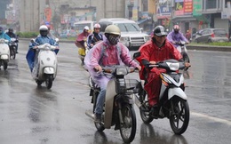 Không khí lạnh tăng cường gây mưa ở Bắc Bộ và Bắc Trung Bộ