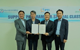PTI trao tặng 15.000 USD cho Trường quốc tế Hàn Quốc tại Hà Nội