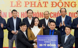 Hoa hậu Mai Phương Thúy đại diện một công ty ủng hộ 20 tỷ đồng phòng chống đại dịch Covid-19
