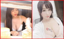 Hot girl diện váy xẻ ngực đứng bán bánh khiến dân tình suýt xoa: &quot;Làm nghề này quá phí&quot;