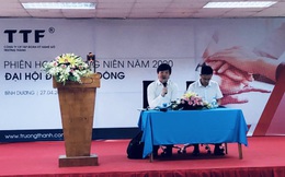 ĐHĐCĐ TTF: Không thể vay vốn do nợ xấu tại DongABank, tiền đầu tư mới thời gian qua hoàn toàn từ tiền tiết kiệm, thanh lý tài sản