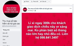 Cảnh báo tình trạng mạo danh tài khoản Facebook thu gom sổ BHXH