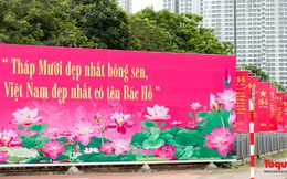 Hà Nội trang hoàng rực rỡ kỷ niệm 130 năm Ngày sinh Chủ tịch Hồ Chí Minh
