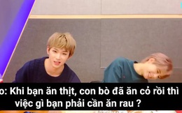 Nam idol Kpop với logic ghét ăn rau khiến dân tình cười mệt: “Khi bạn ăn thịt, con bò đã ăn cỏ rồi thì việc gì bạn phải ăn rau?”