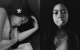 Mê mẩn vì bộ ảnh của con gái Đoan Trang: Chụp trắng đen, ngẫu hứng mà như tạp chí, thần thái đâu khác gì mẫu nhí?