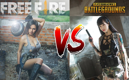 Tan chảy với màn &quot;cung đấu&quot; của nữ game thủ PUBG Mobile và Free Fire xem ai xinh đẹp, “bốc lửa” hơn