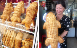 Xuất hiện bánh mì cá sấu đang được dân mạng share ầm ầm: Đúng là Việt Nam cái gì cũng nghĩ ra được!