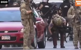 Cảnh sát Mỹ rạch lốp xe người biểu tình