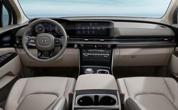 Kia Sedona thế hệ mới lần đầu tung ảnh nội thất: Ảnh hưởng từ Mercedes-Benz C-Class?