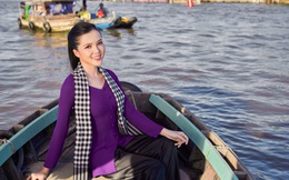 Hoa khôi Huỳnh Thuý Vi xinh đẹp trong bộ ảnh quảng bá du lịch
