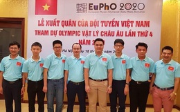 Việt Nam giành được 4 huy chương tại kì thi Olympic Vật lý châu Âu 2020