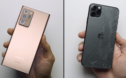 iPhone 11 Pro Max thua tan tác trước Samsung Galaxy Note20 Ultra trong màn tra tấn thử độ bền