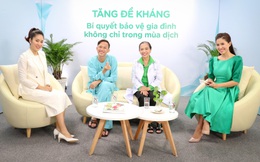 Nghệ sĩ Hoài Linh và &quot;mẹ bỉm sữa&quot; diễn viên Lê Phương tham vấn bí quyết tăng đề kháng