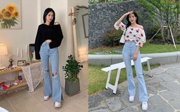 Jeans ống loe: Chiếc quần tôn dáng bậc nhất thu này nhưng liệu bạn đã biết cách diện chuẩn?