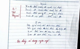 Học trò &quot;tức cảnh sinh tình&quot;, sáng tác thơ trong vòng 5 phút, giáo viên thẳng tay phê: Bậc thầy ngôn ngữ!