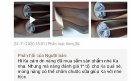 Nhận được đôi giày tốt cùng lúc &quot;đang ghét mẹ chồng&quot; nàng dâu trẻ tức tốc đánh giá 2 sao cho shop giày khiến dân mạng &quot;uất ức&quot; thay chủ shop