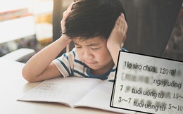 Bài toán tính liều lượng một lọ siro ho của trẻ lớp 4: Trò trả lời &quot;Đủ&quot;, cô nói &quot;Không&quot;, cư dân mạng đọc xong lắc đầu &quot;đề bài quá lắt léo&quot;