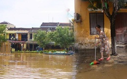 Những hình ảnh đau lòng ở Hội An: Vừa đìu hiu vì dịch Covid-19, phố cổ lại chìm trong nước lũ