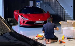 Nguyễn Quốc Cường khoe Ferrari F8 Tributo trong tình trạng khiến dân tình ngỡ ngàng