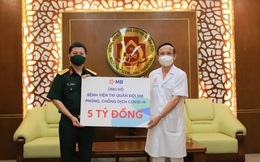 MB ủng hộ 5 tỷ đồng cho Bệnh viện Trung ương Quân đội 108