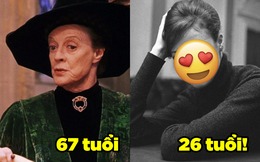 Té xỉu nhan sắc &quot;Giáo sư McGonagall&quot; của Harry Potter thuở mới vào nghề: &quot;Chặt đẹp&quot; mọi mỹ nữ bây giờ, quyến rũ không thể bàn cãi!