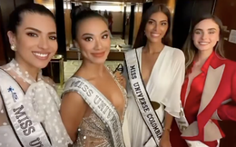 Kim Duyên ngày đầu nhập cuộc Miss Universe: Lên đồ hở bạo khoe vòng 1 khủng, tay cầm túi 100 triệu "chặt" đối thủ