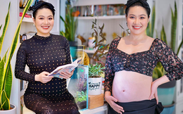 Diễn viên Lê Khánh khoe bụng bầu bé thứ 2, nhan sắc mẹ bỉm thế nào mà chính chủ phải tự khen điểm này?